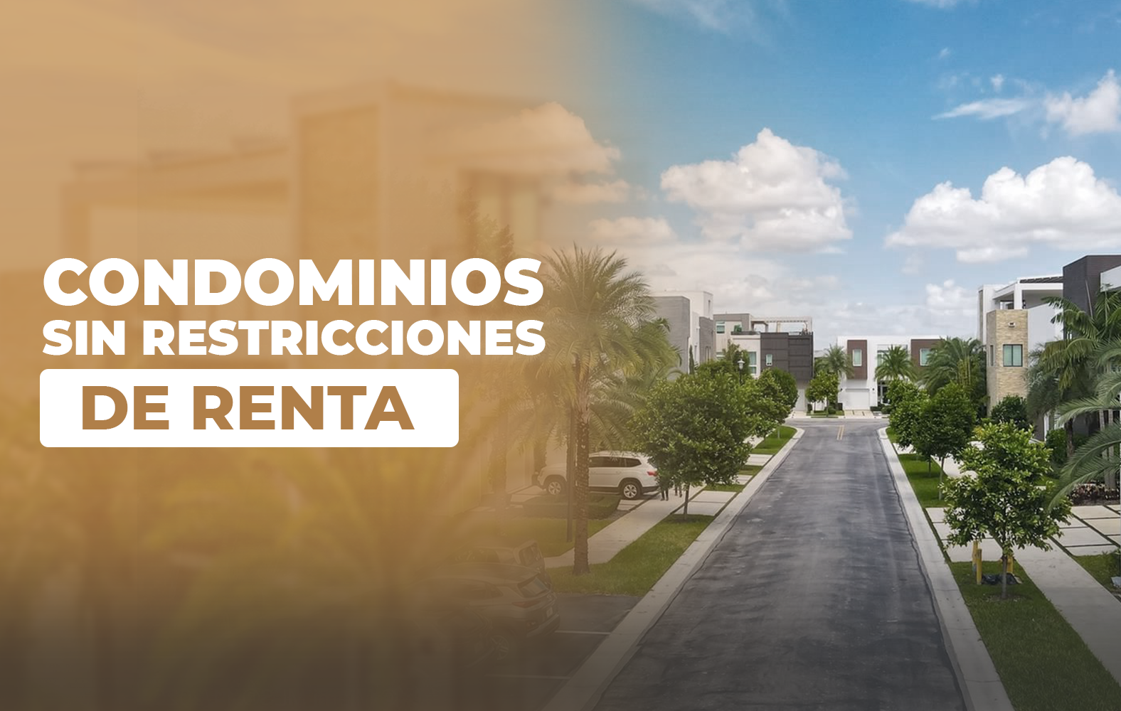 Condominios sin restricciones de renta